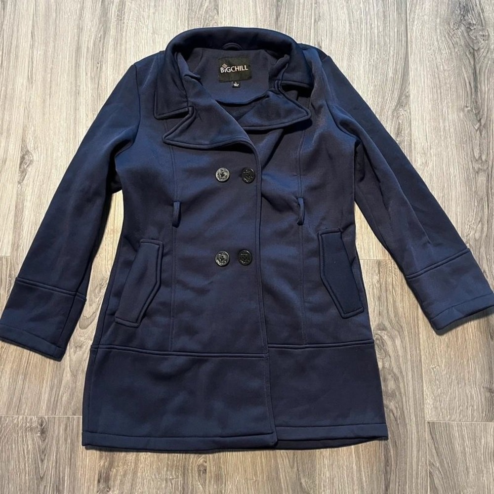 Big Chill Navy Blue Women's Pea Coat